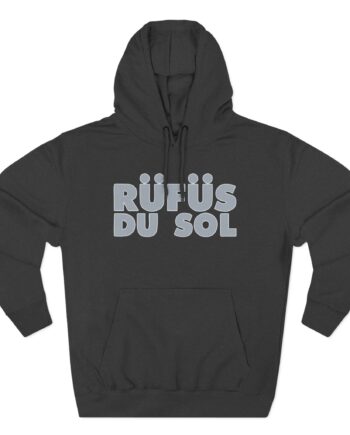 Rufus Du Sol Three-Panel Fleece Hoodie