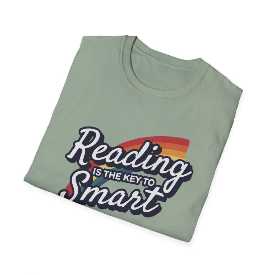Nate Bargatze Reading is the Key to Smart Unisex Softstyle T-Shirt