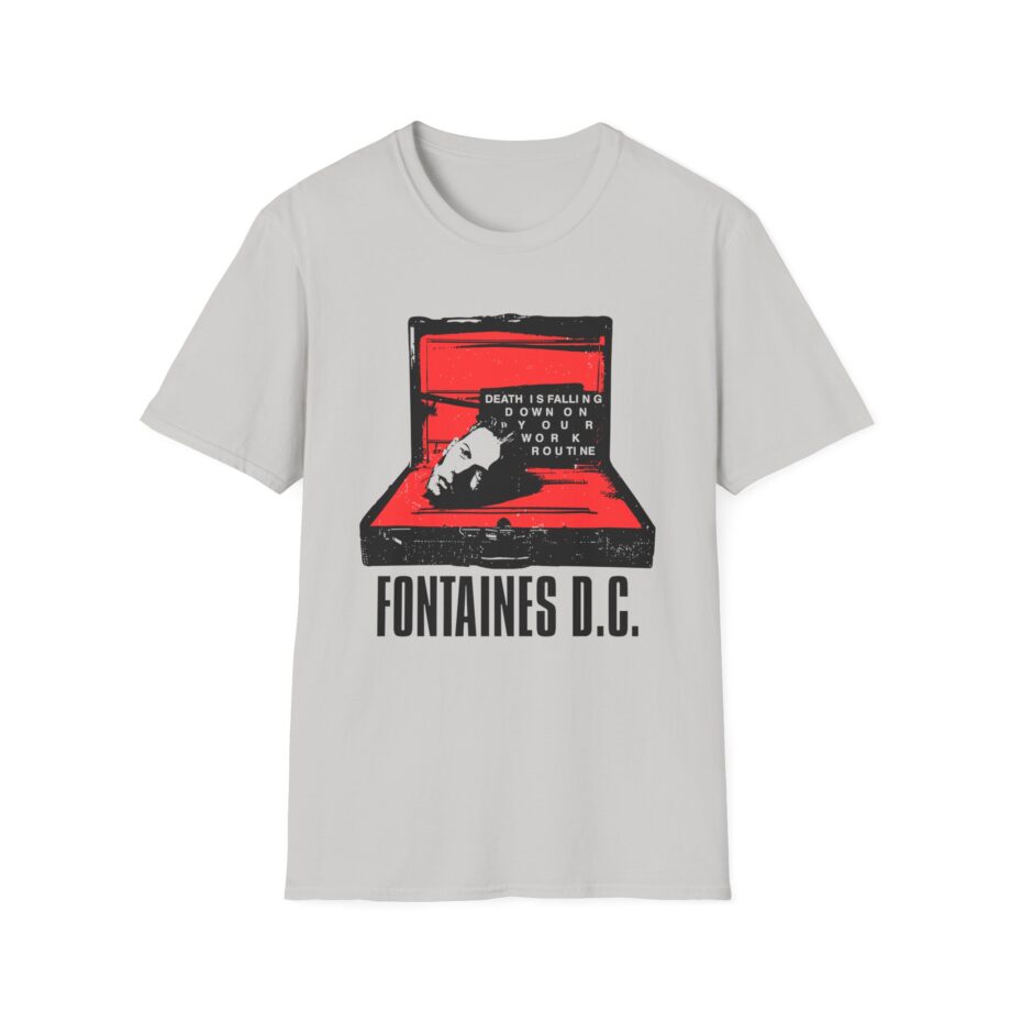Fontaines Death Is Falling Down On Your Work Routine Unisex Softstyle T-Shirt