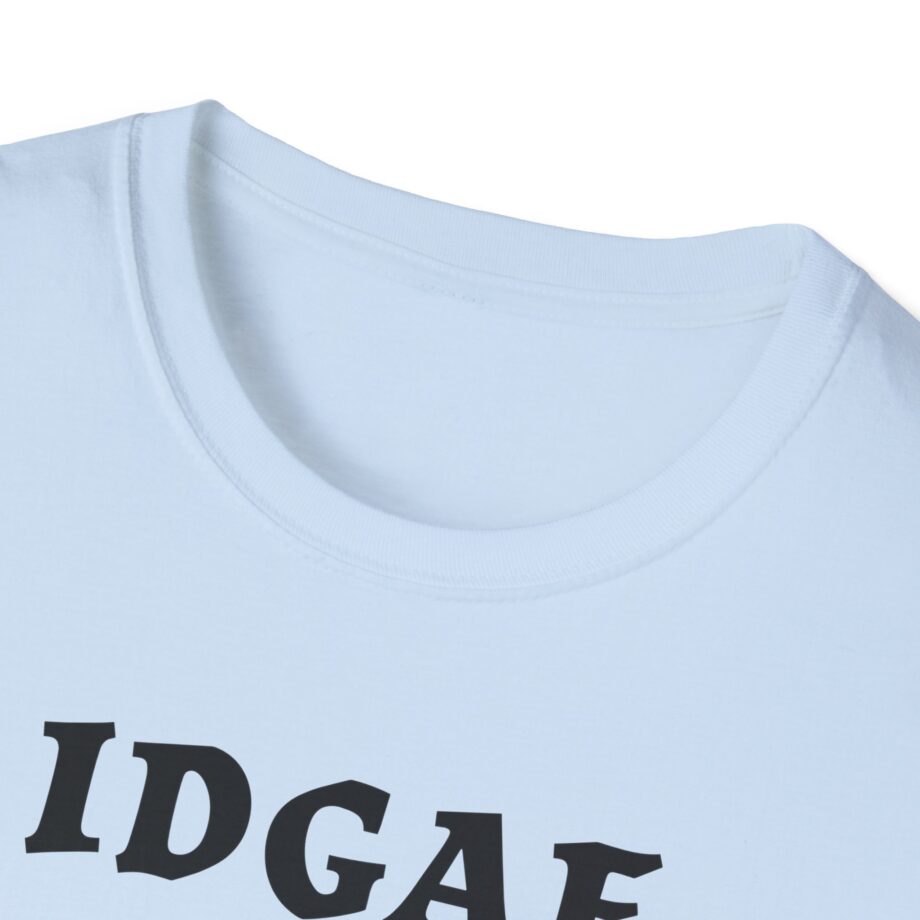 Sadie Crowell Idgaf Neon Middle Finger Unisex Softstyle T-shirt