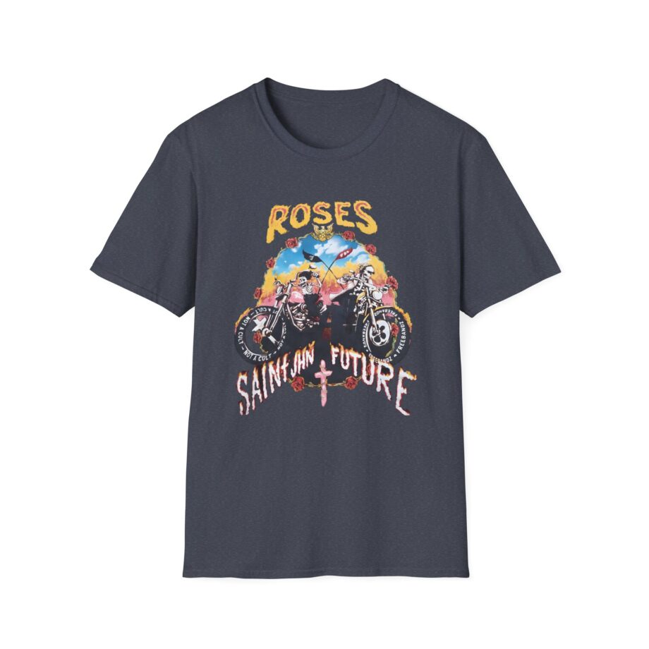 Not a Cult X Freebandz Roses Unisex Softstyle T-Shirt