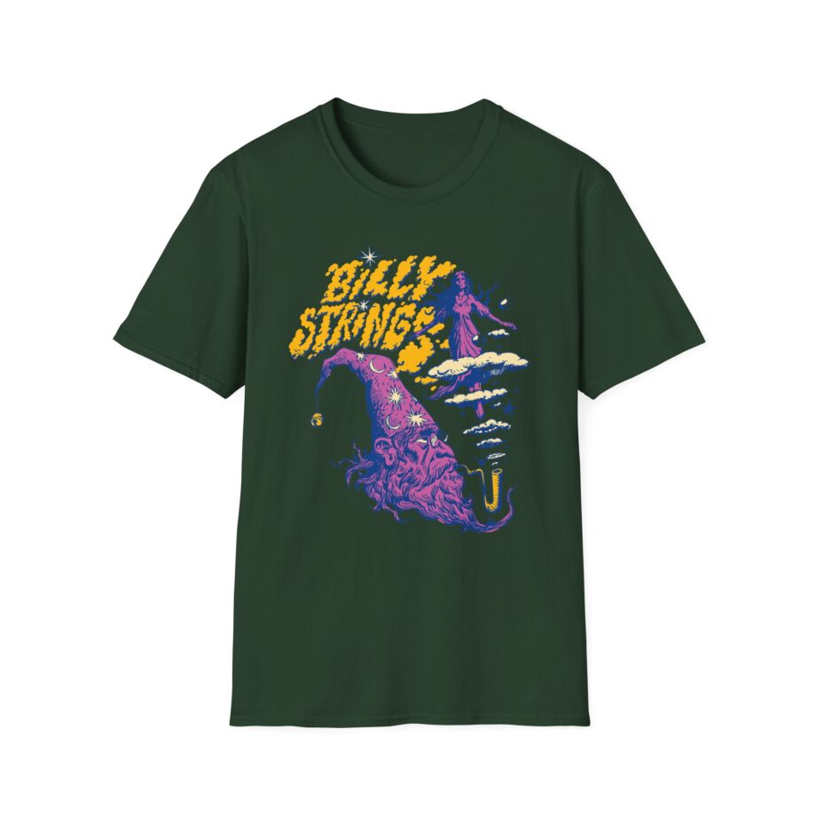 Billy Strings Green Wizard Head Unisex Softstyle T-shirt