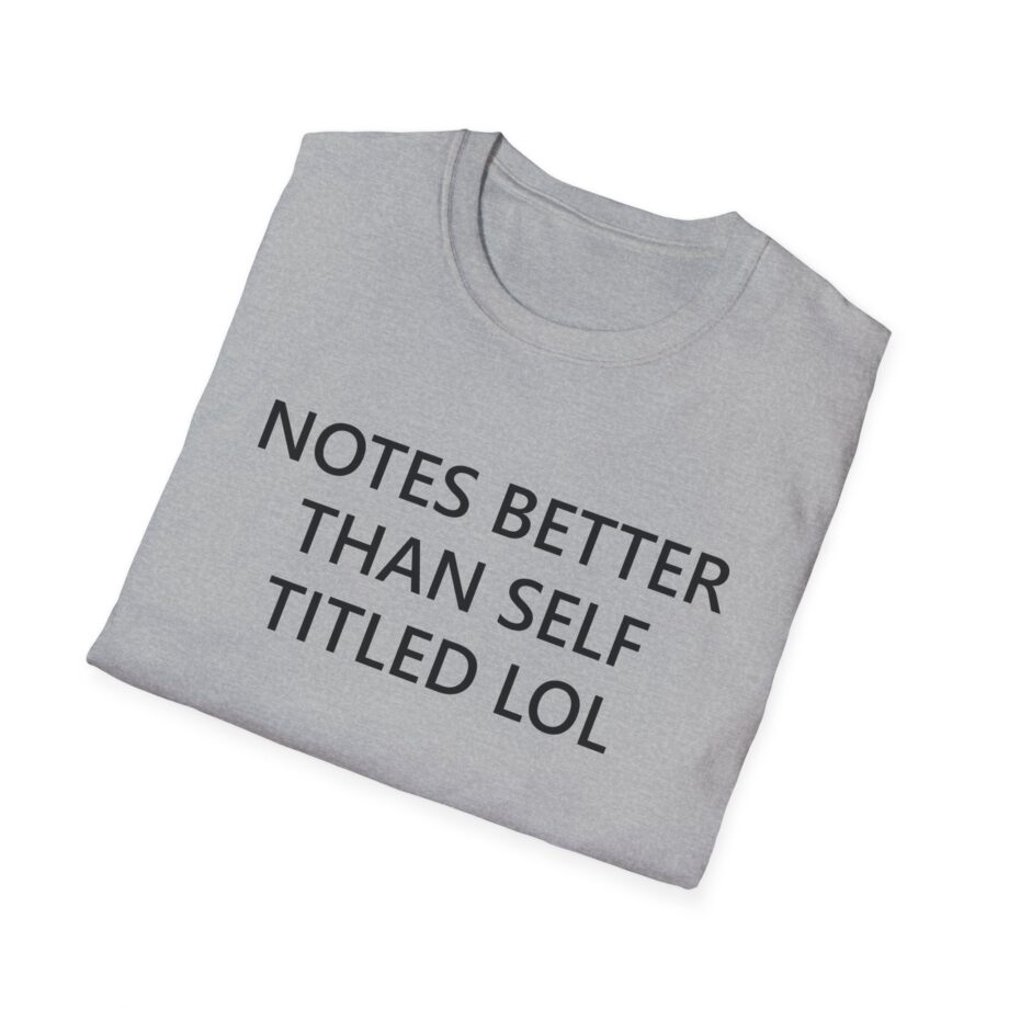 The  Notes > Self Titled Unisex Softstyle T-shirt
