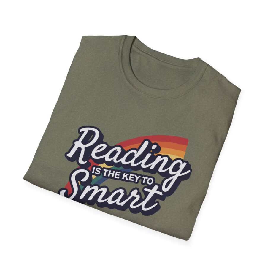 Nate Bargatze Reading is the Key to Smart Unisex Softstyle T-Shirt