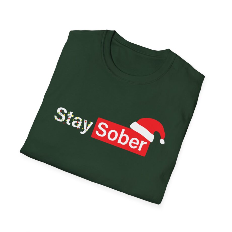 Daydrian Harding Xmas Stay Sober Unisex Softstyle T-shirt
