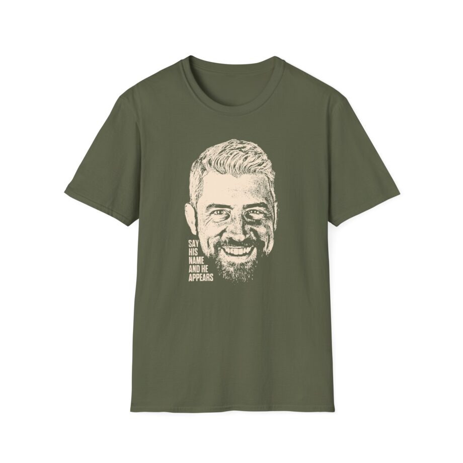 Joe Hendry Say His Name and He Appears Unisex Softstyle T-shirt