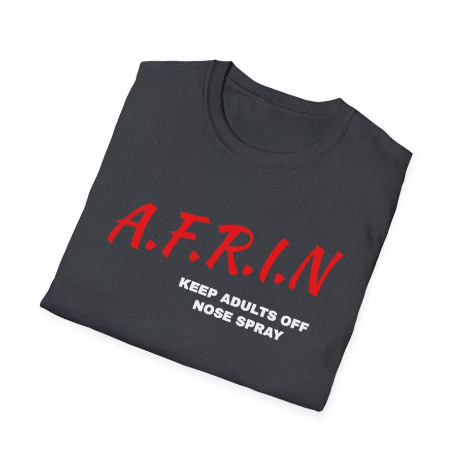 Nate Bargatze Afrin Keep Adults of Nose Spray Unisex Softstyle T-Shirt