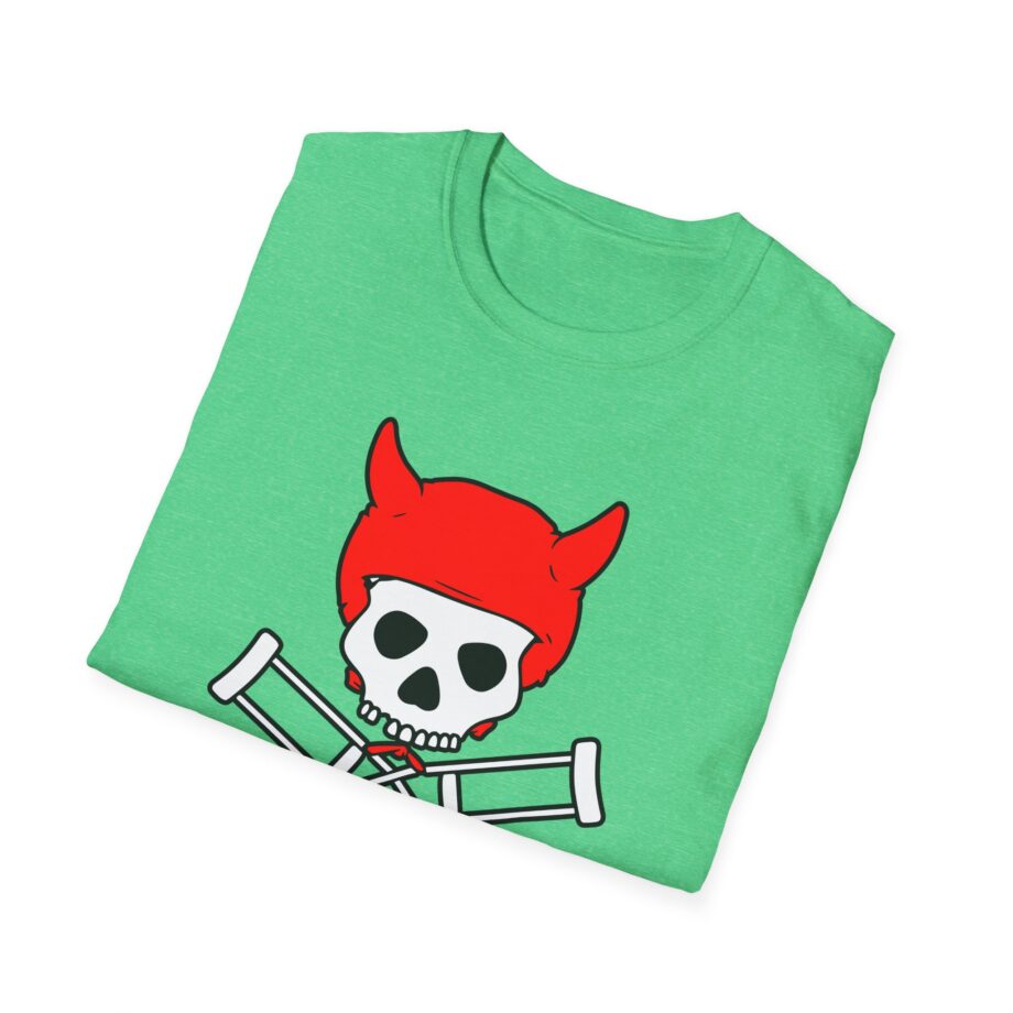 Jackass Devil Horns Skull & Crossbones Unisex Softstyle T-Shirt