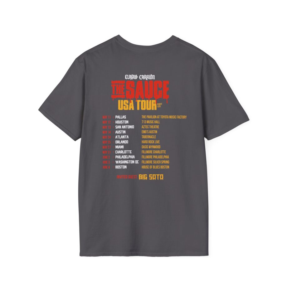 Eladio Carrion Sauce Boyz Usa Tour Unisex Softstyle T-Shirt