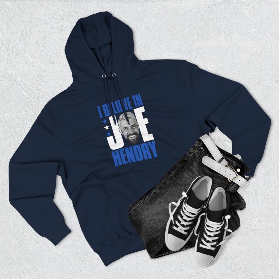I Believe in Joe Hendry Three-Panel Fleece Hoodie
