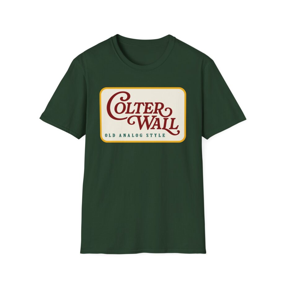 Colter Wall Old Analog Style Unisex Softstyle T-shirt
