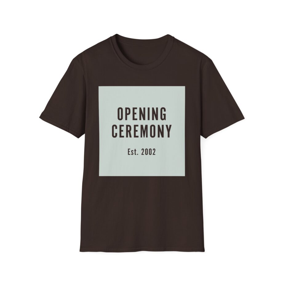 Rewinside Opening Ceremony Est. 2002 Unisex Softstyle T-shirt