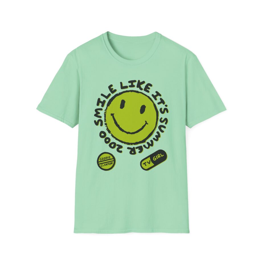 Tv Girl Smile Like It's Summer 2000 Unisex Softstyle T-shirt