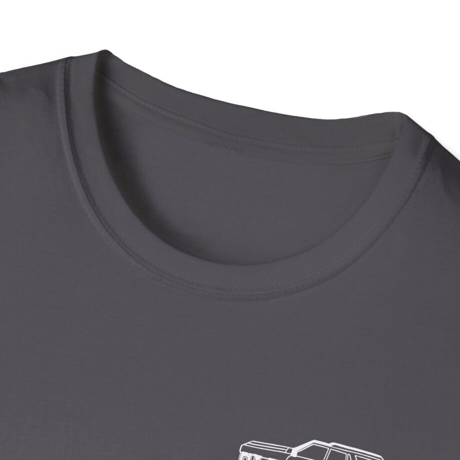 Sleeperdude It'sjust a Little Whiskey Dent on Back Unisex Softstyle T-Shirt