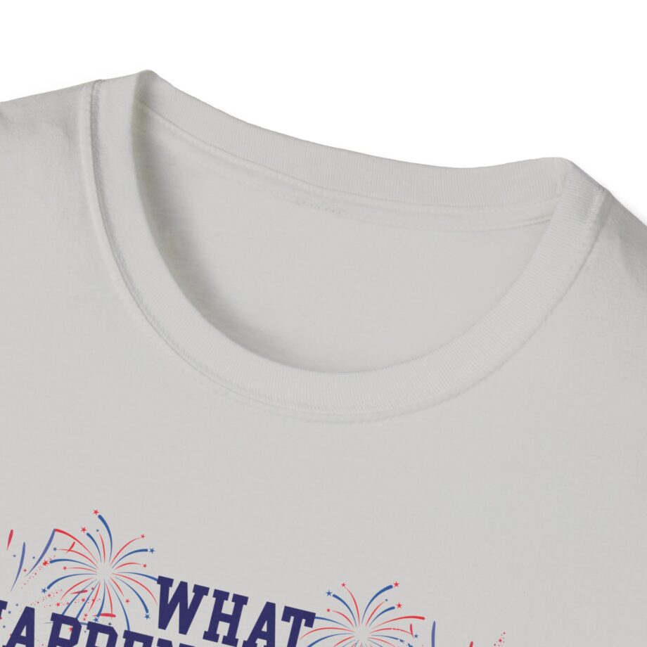 James Droz What Happeneduhhh Unisex Softstyle T-shirt