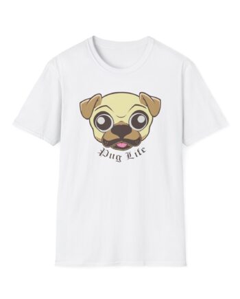 Morgz Pug Life Unisex Softstyle T-Shirt