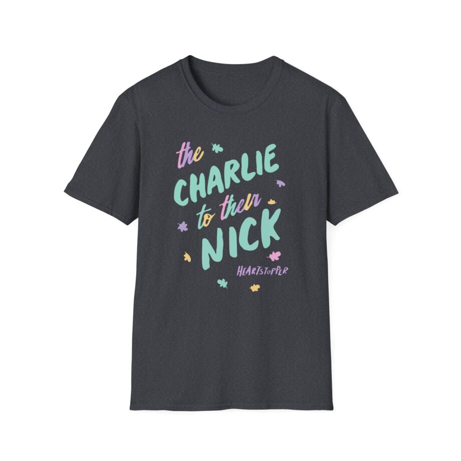 Heartstopper Charlie to Nick Pride Unisex Softstyle T-Shirt