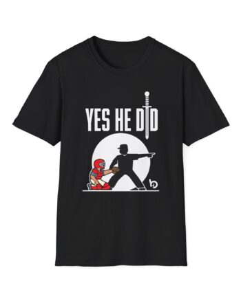 Trevor Bauer Yes He Did Unisex Softstyle T-Shirt