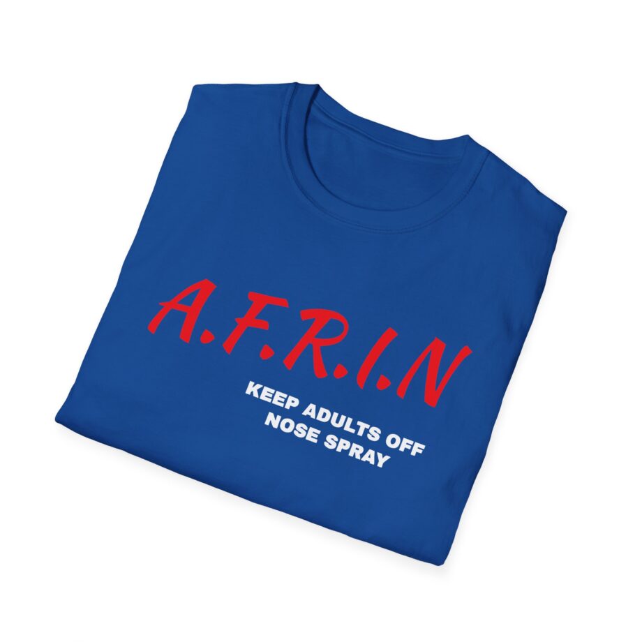 Nate Bargatze Afrin Keep Adults of Nose Spray Unisex Softstyle T-Shirt