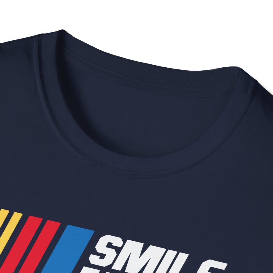 Roman Atwood Smile More Racing Unisex Softstyle T-shirt
