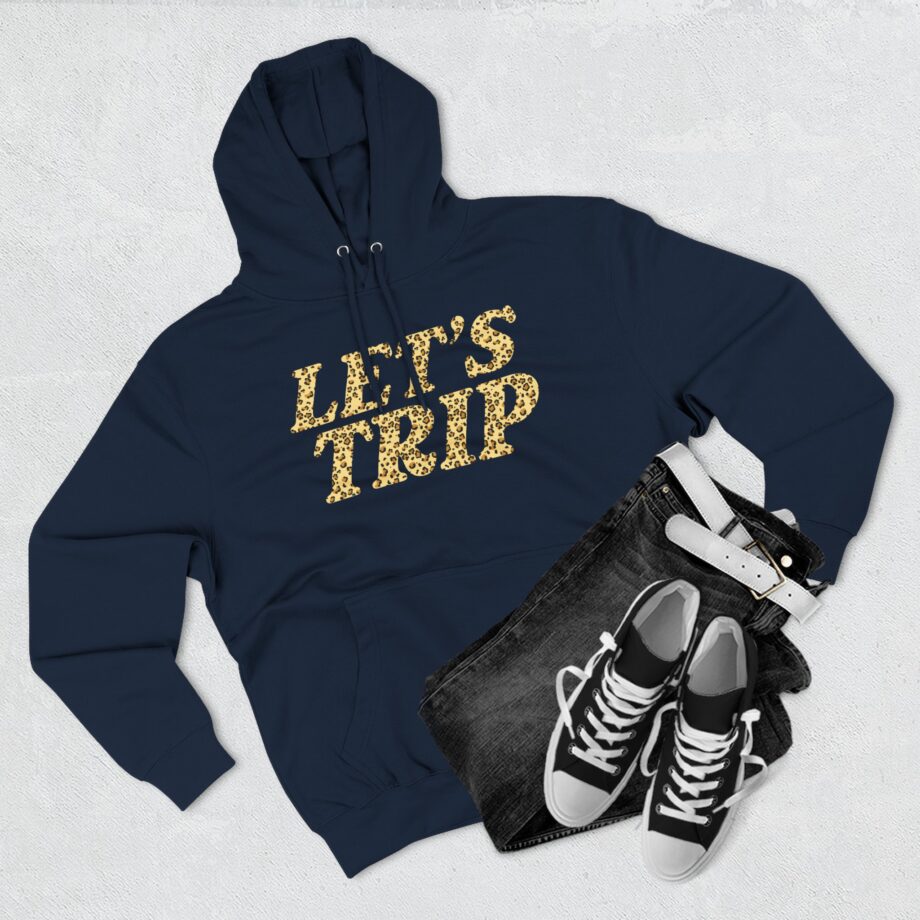 Sturniolo Triplets Let's Trip Cheetah Three-panel Fleece Hoodie