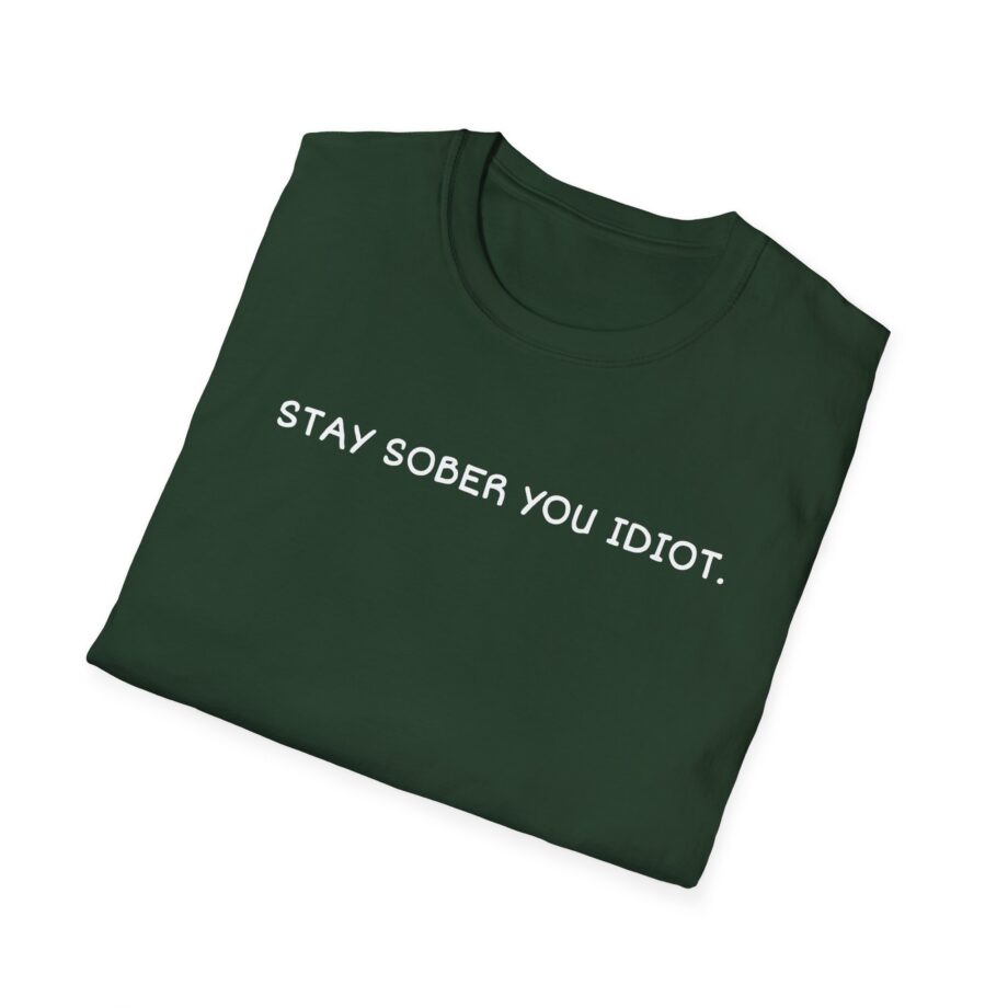 Daydrian Harding Stay Sober You Idiot Unisex Softstyle T-shirt