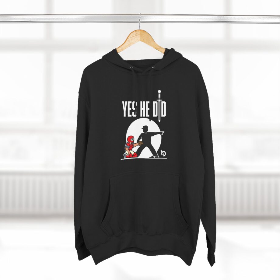 Trevor Bauer Yes He Did Three-Panel Fleece Hoodie