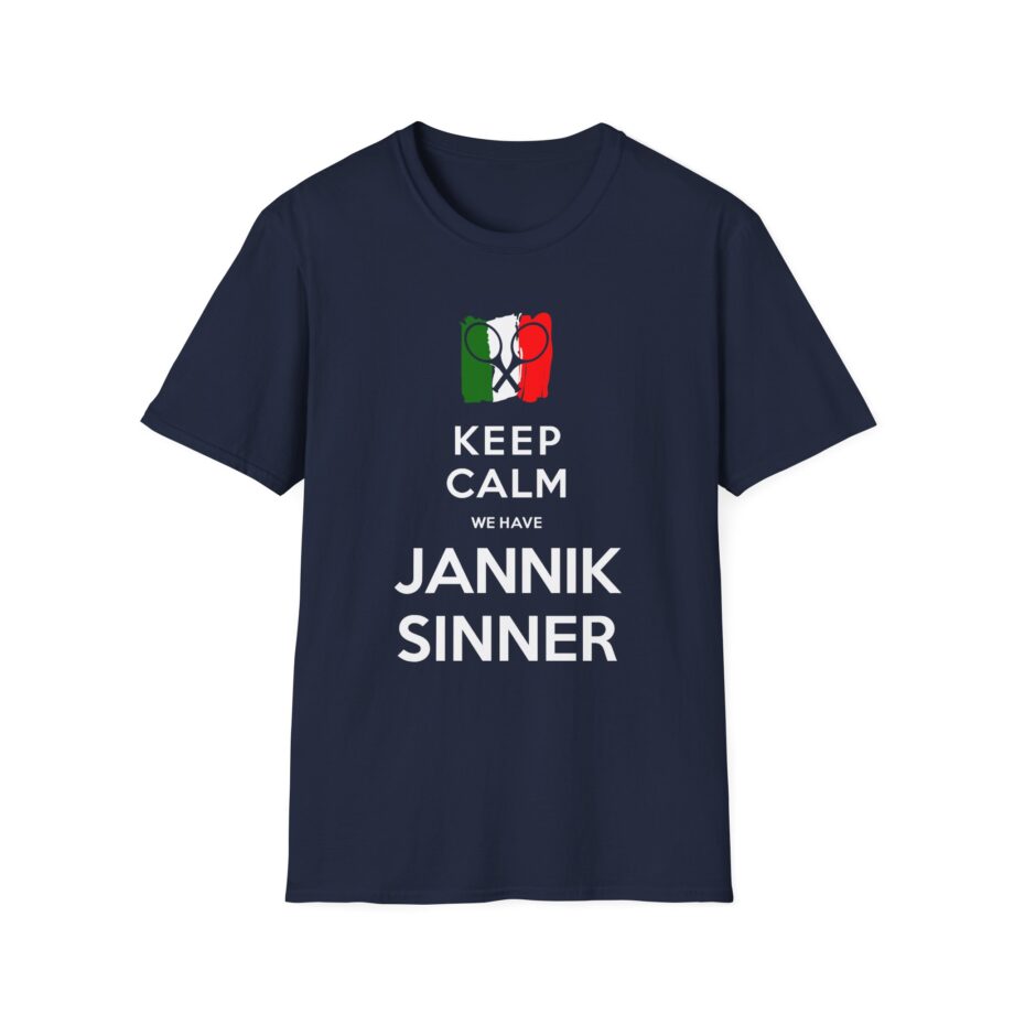 Jannik Sinner Keep Calm We Have  Unisex Softstyle T-Shirt