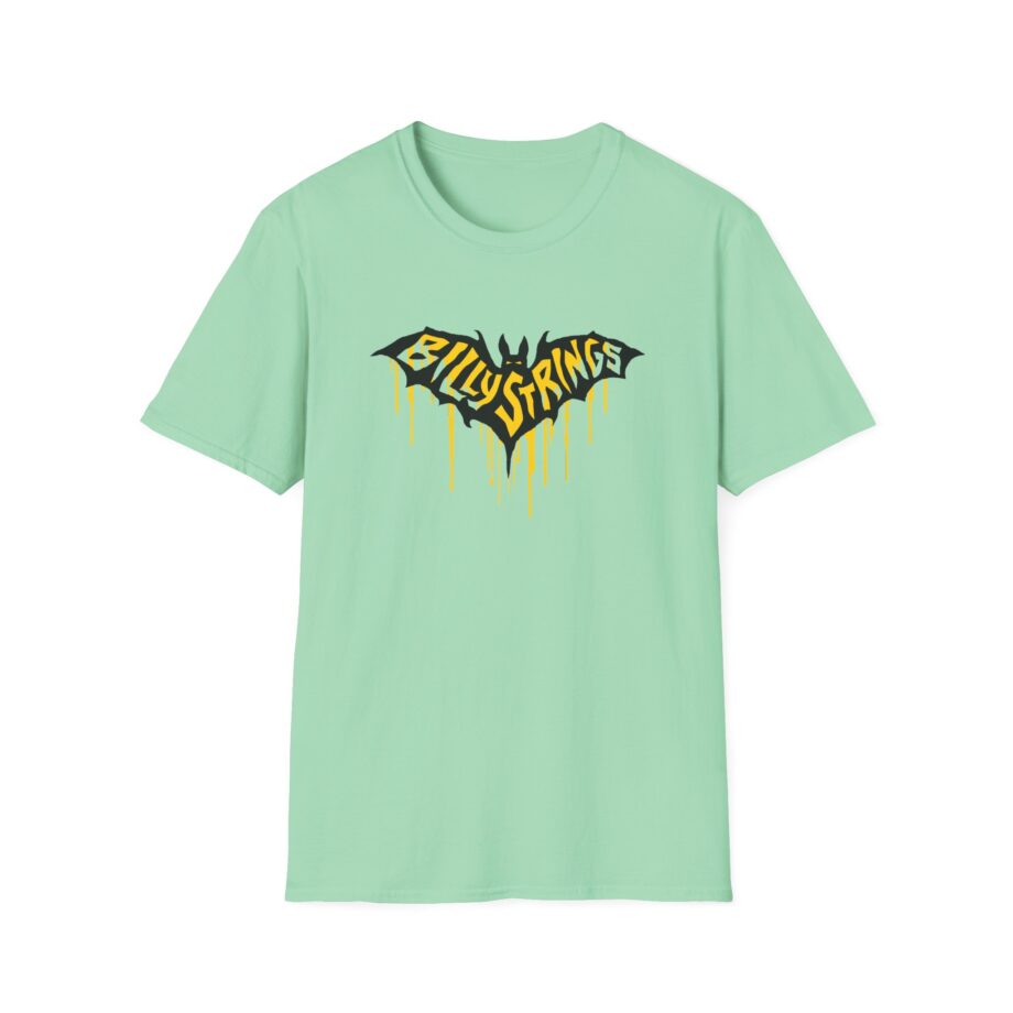 Billy Strings Austin Bat Tee (Attak / Casper Herselman) Unisex Softstyle T-Shirt