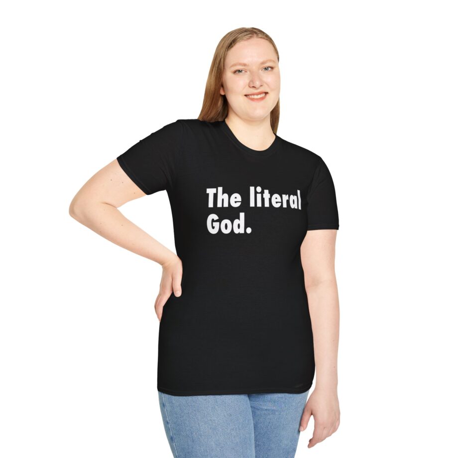 Zackrawrr the Literal God Unisex Softstyle T-shirt
