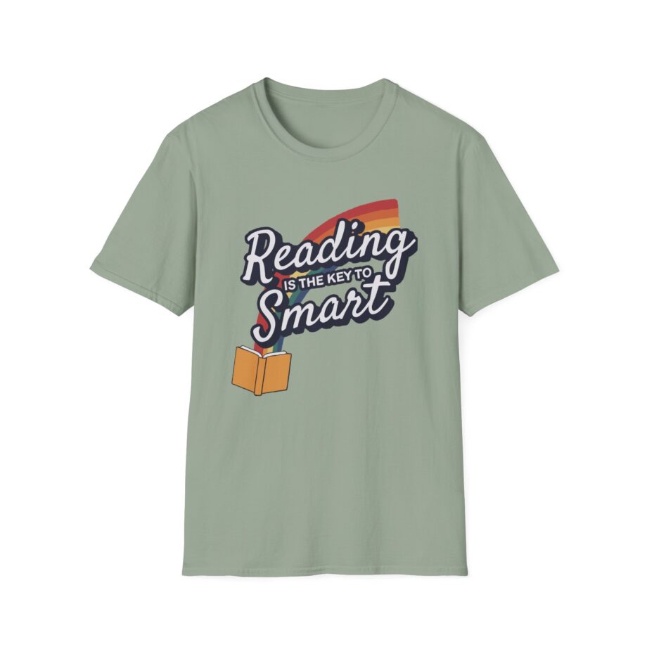 Nate Bargatze Reading is the Key to Smart Unisex Softstyle T-Shirt