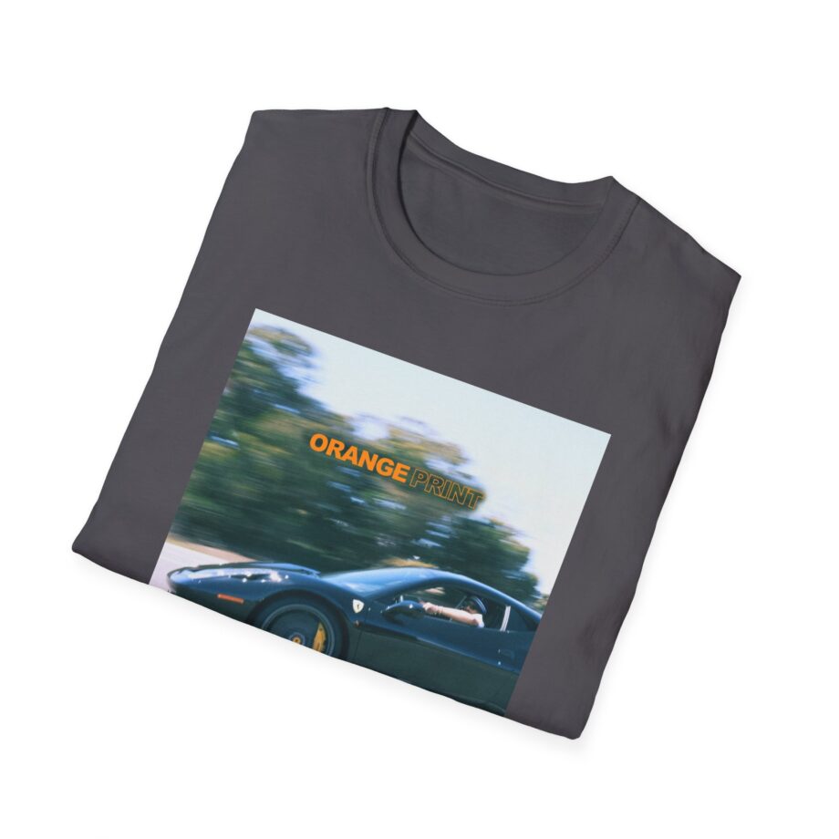 Larry June Orange Print Unisex Softstyle T-shirt
