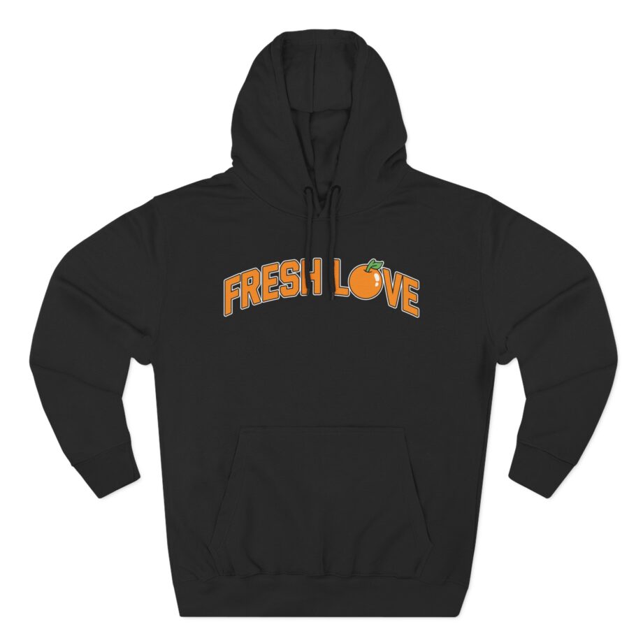 Three-Panel Fleece Hoodie