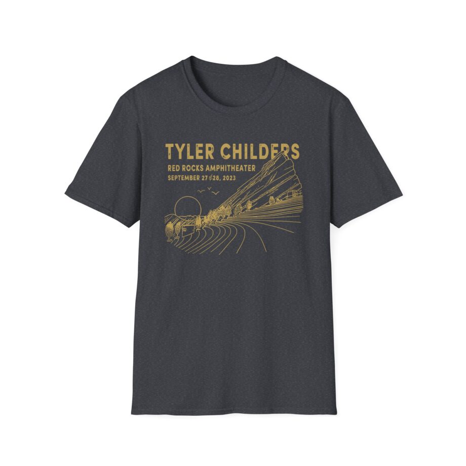 Tyler Childers Red Rocks '23 Unisex Softstyle T-shirt