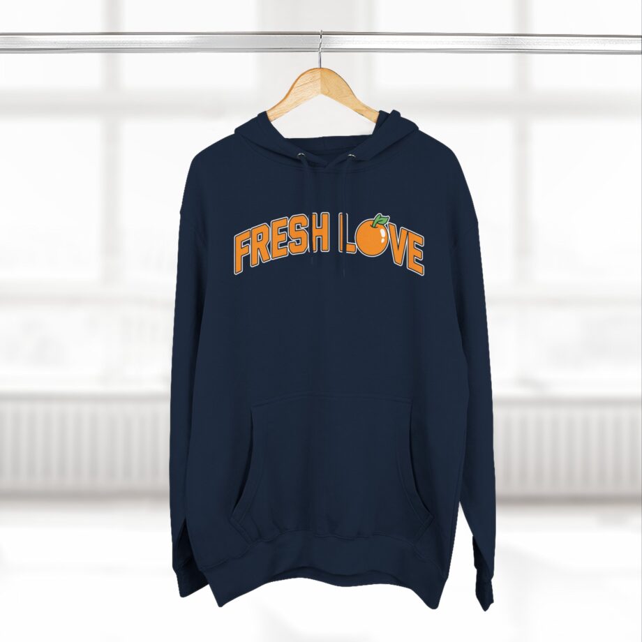 Three-Panel Fleece Hoodie
