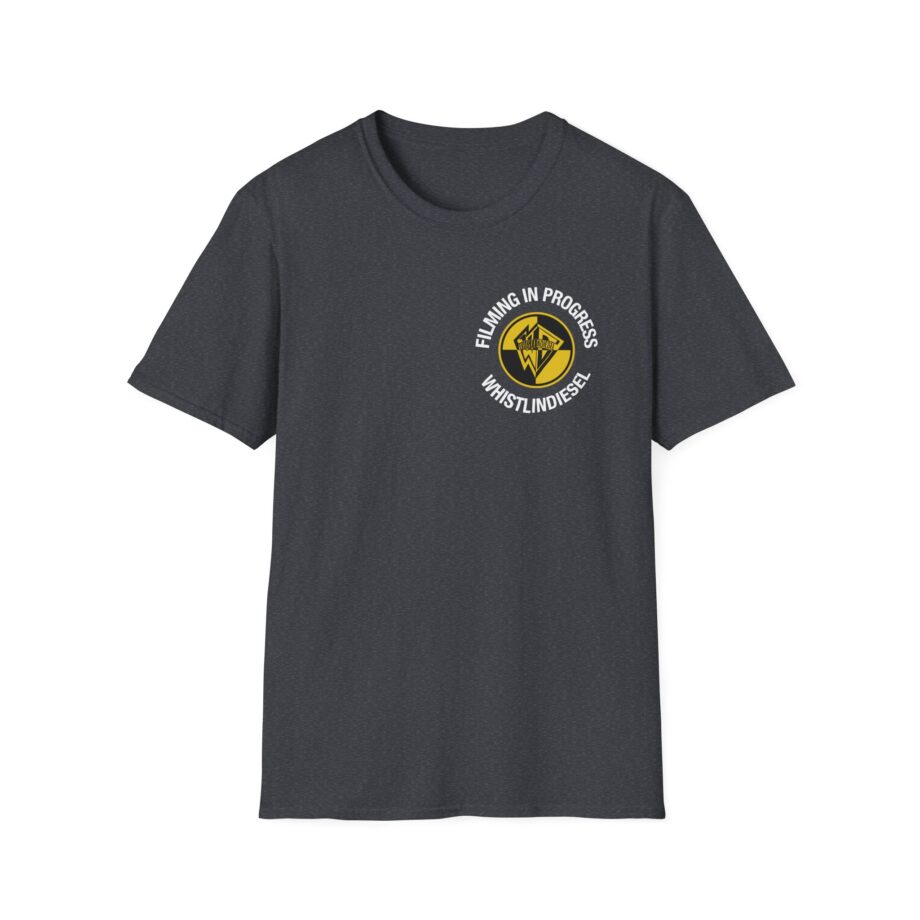 Whistlindiesel Filming in Progress Unisex Softstyle T-shirt