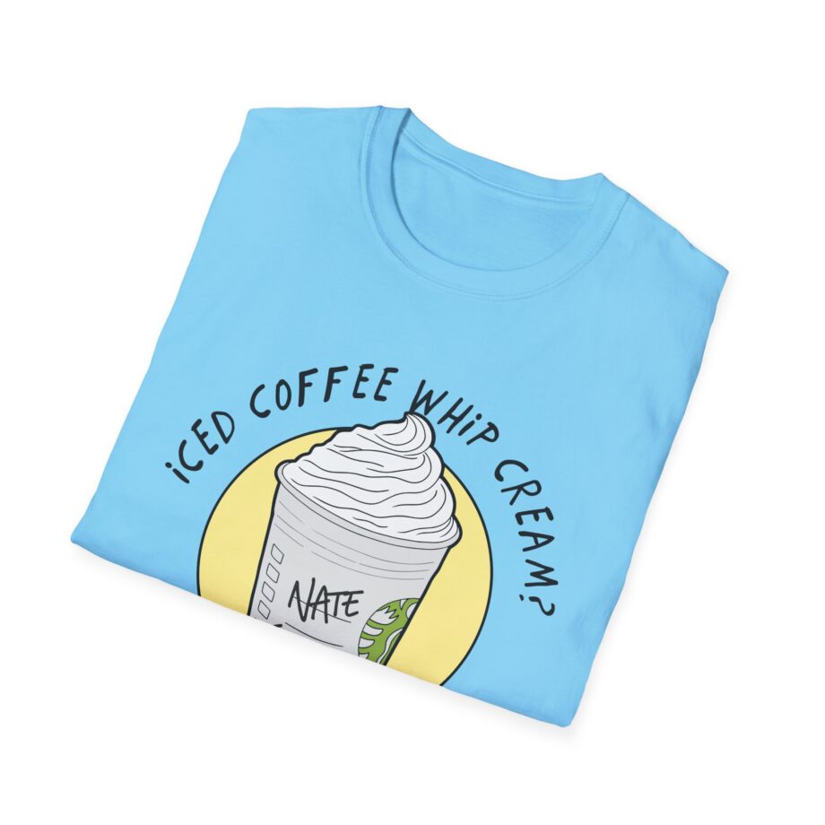 Nate Bargatze  Iced Coffee Whip Cream Unisex Softstyle T-Shirt