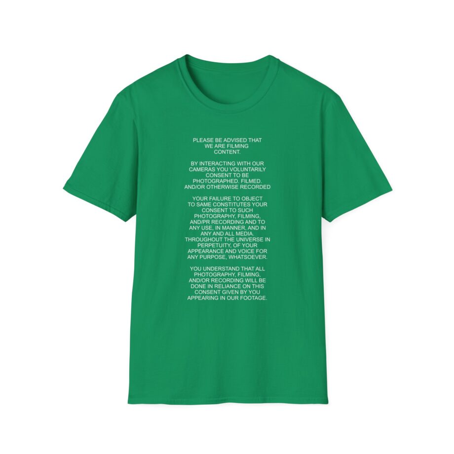 Nekrogoblikon We Are Filming Content Unisex Softstyle T-Shirt