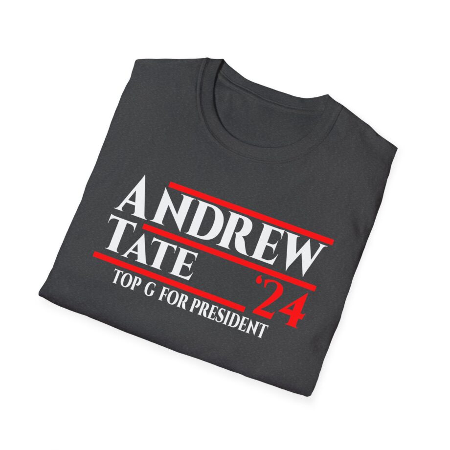 Andrew Tate Top G for President 2024 Unisex Softstyle T-Shirt