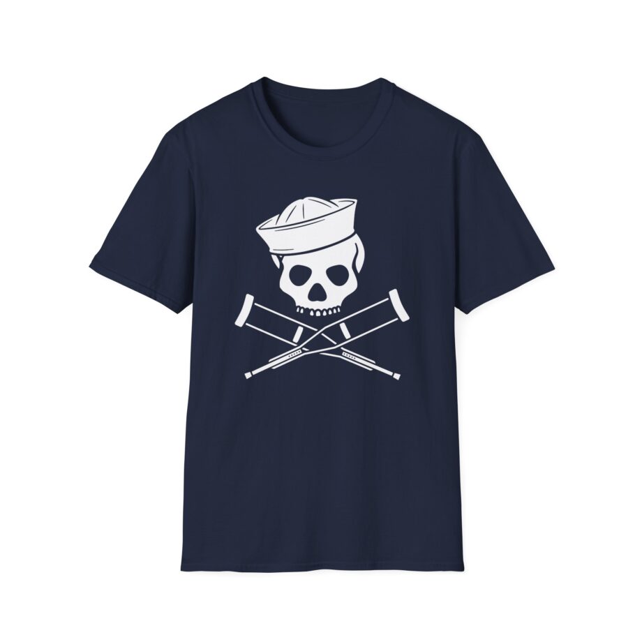 Jackass Sailor Skull & Crossbones Unisex Softstyle T-Shirt
