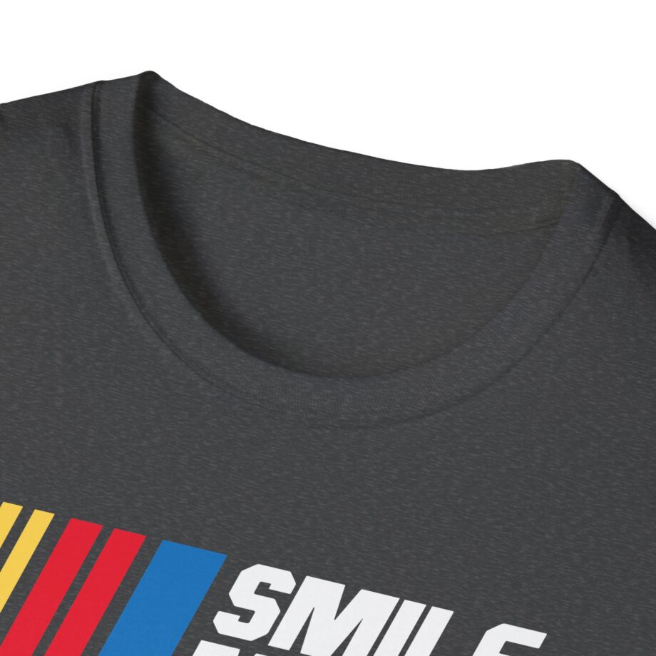 Roman Atwood Smile More Racing Unisex Softstyle T-shirt