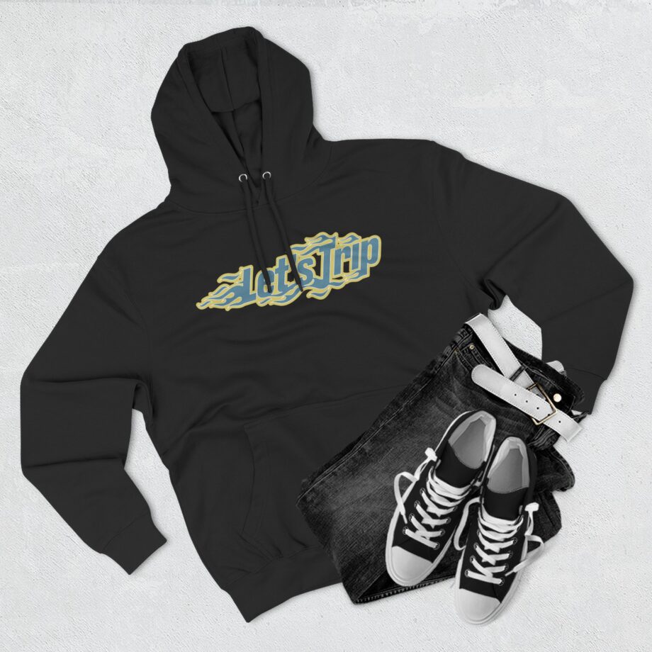 Sturniolo Let's Trip Flames Three-panel Fleece Hoodie