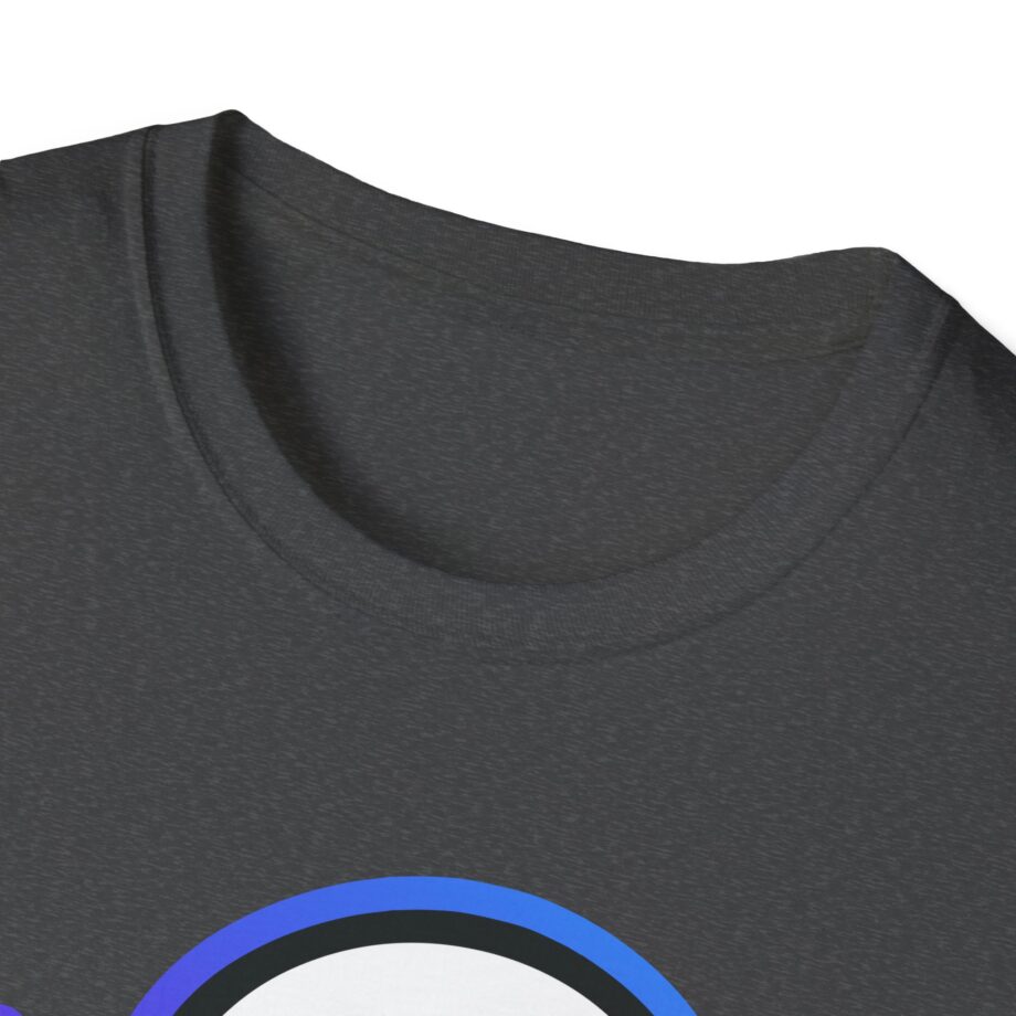 Ninja Ghosty Blue Dye Unisex Softstyle T-shirt