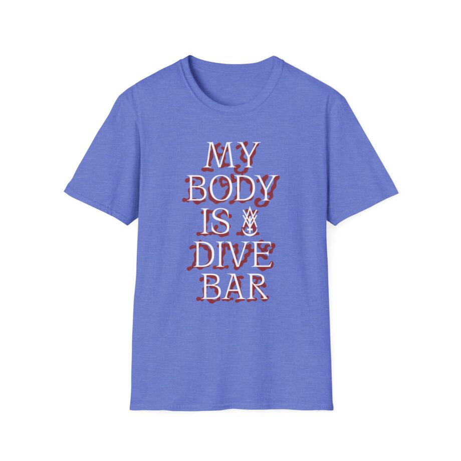 Amigo the Devil My Body is Dive Bar Unisex Softstyle T-shirt