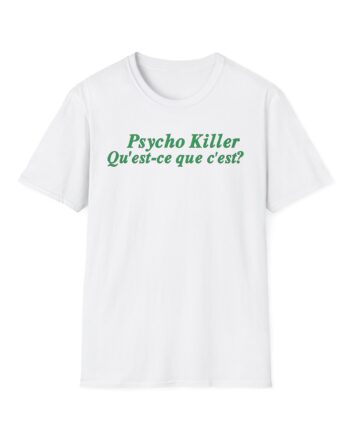 Miley Cyrus Talking Heads X Miley Psycho Killer Unisex Softstyle T-Shirt