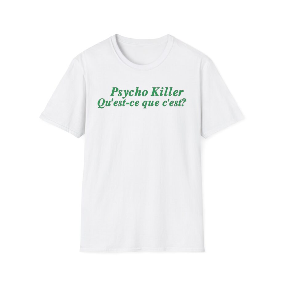 Miley Cyrus Talking Heads X Miley Psycho Killer Unisex Softstyle T-Shirt