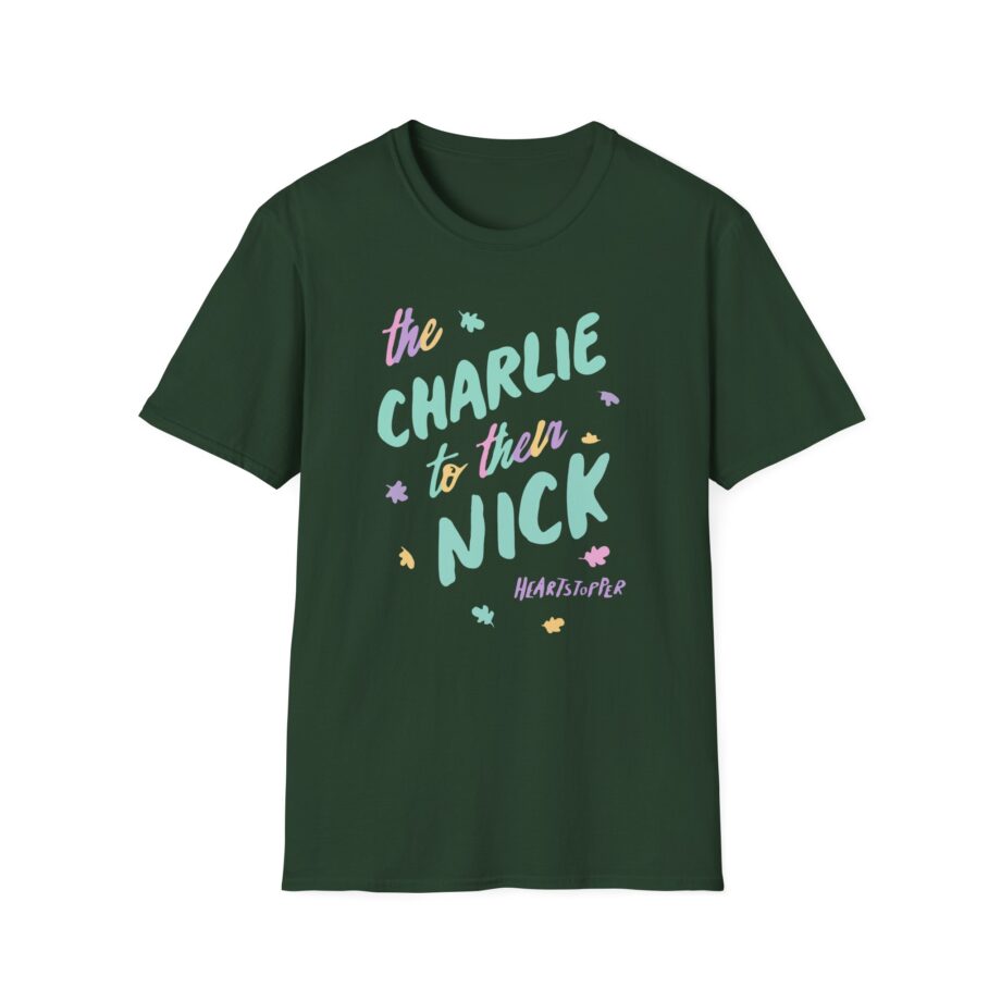 Heartstopper Charlie to Nick Pride Unisex Softstyle T-Shirt