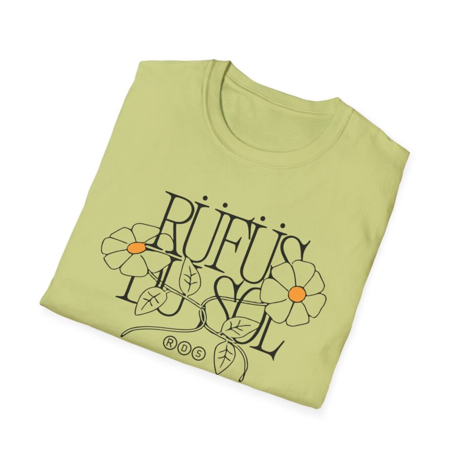 Rufus Du Sol Flower Ecru Unisex Softstyle T-Shirt
