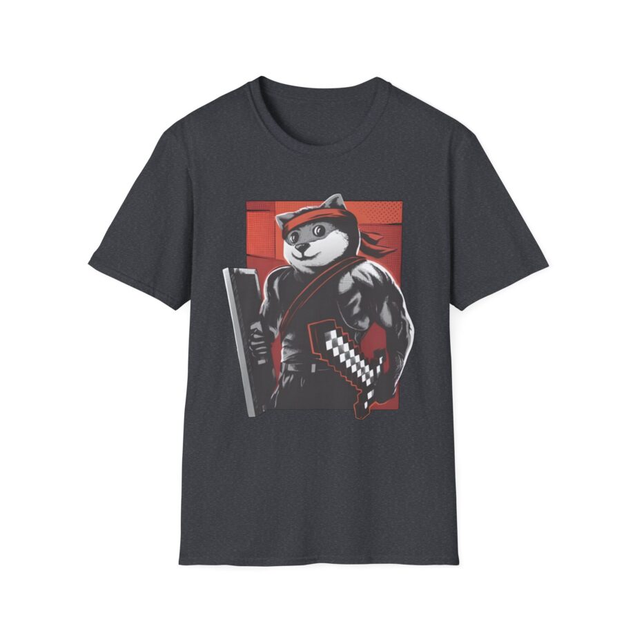 Gejmr Rambo Doge Unisex Softstyle T-shirt
