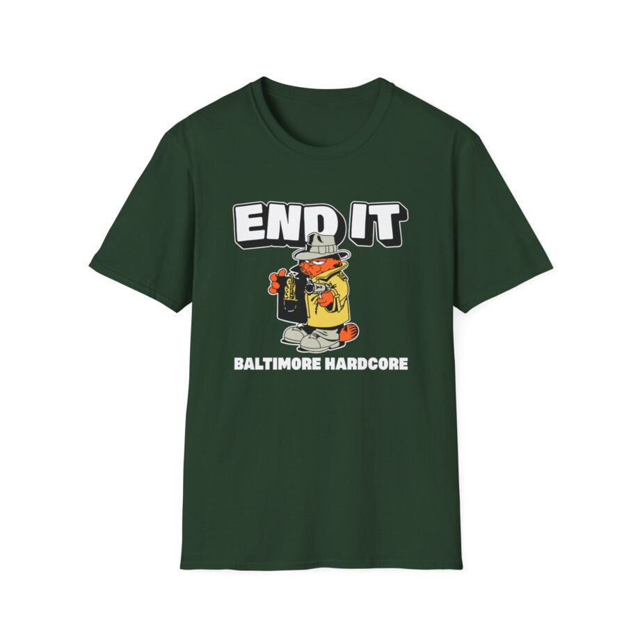 End It Baltimore Hardcore Unisex Softstyle T-Shirt